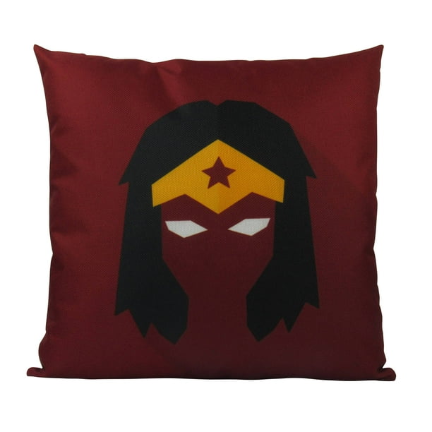 Multicolor 18x18 Wonder Woman Wonder Rays Throw Pillow Multicolor 18x18 Wonder Woman Wonder Rays Throw Pillow